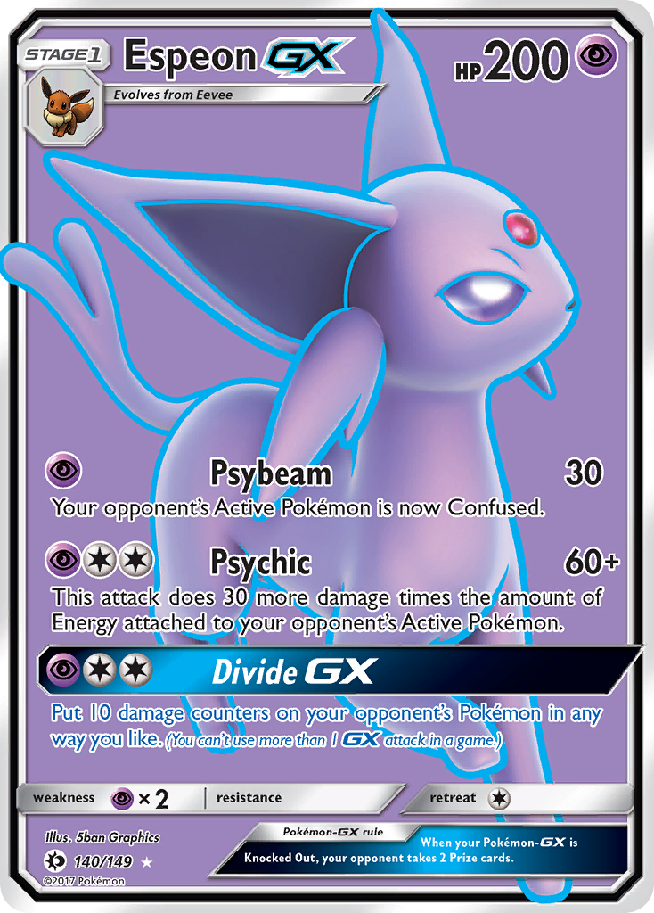 Espeon GX (140/149) [Sun & Moon: Base Set] | Tabernacle Games