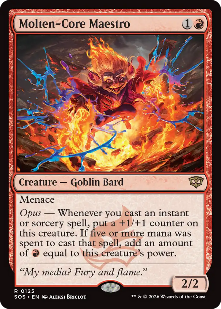Molten-Core Maestro [Secrets of Strixhaven] | Tabernacle Games