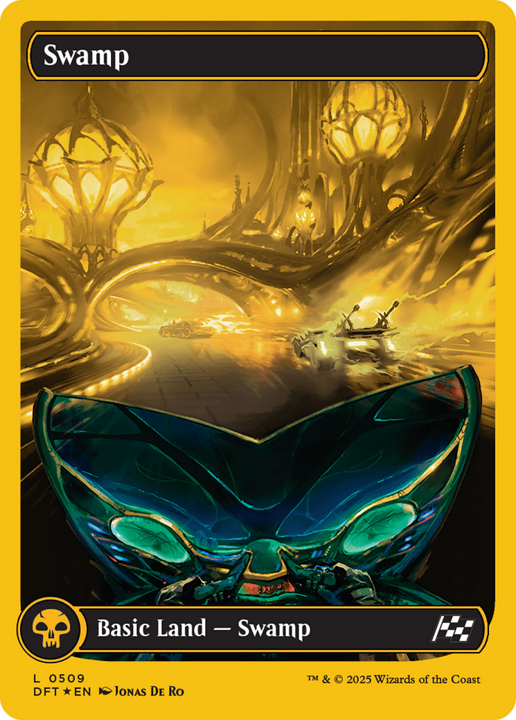 Swamp (0509) (First-Place Foil) [Aetherdrift] | Tabernacle Games