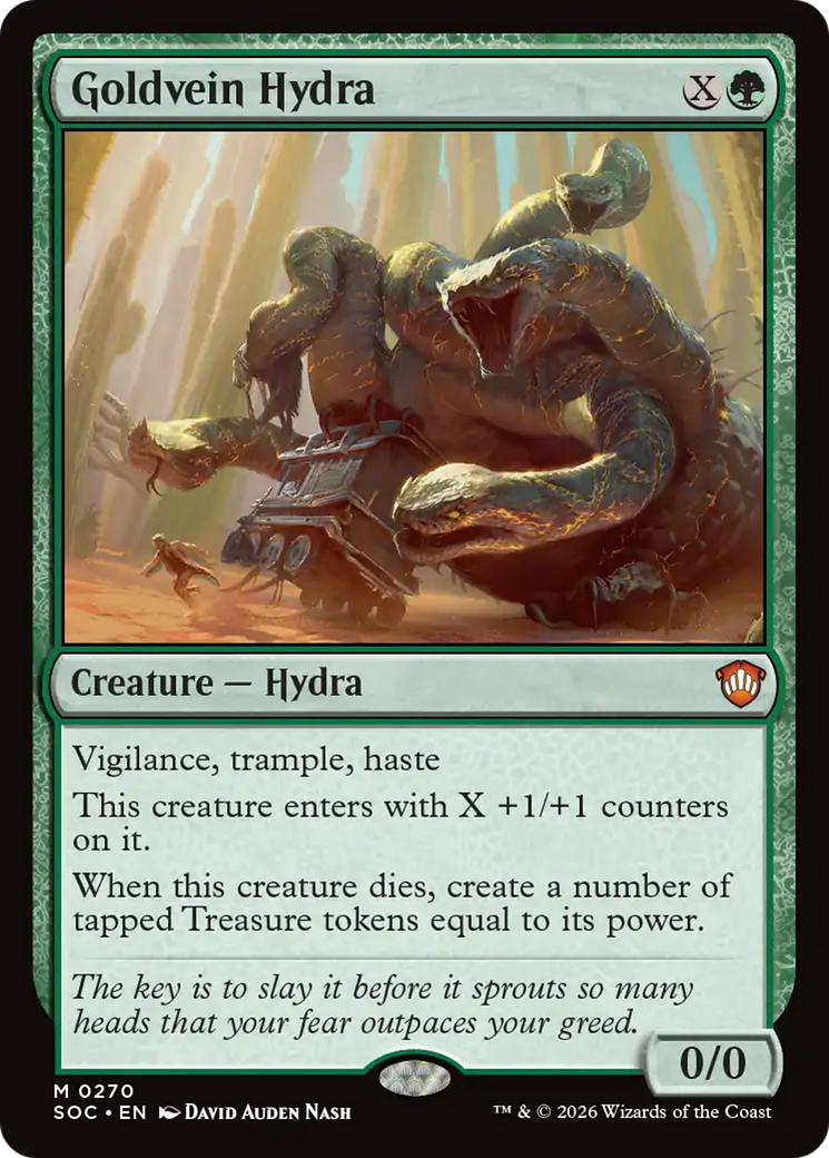Goldvein Hydra [Secrets of Strixhaven Commander] | Tabernacle Games