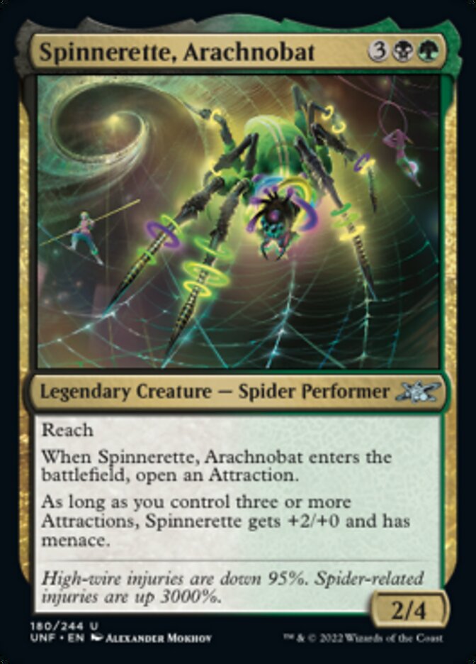 Spinnerette, Arachnobat [Unfinity] | Tabernacle Games