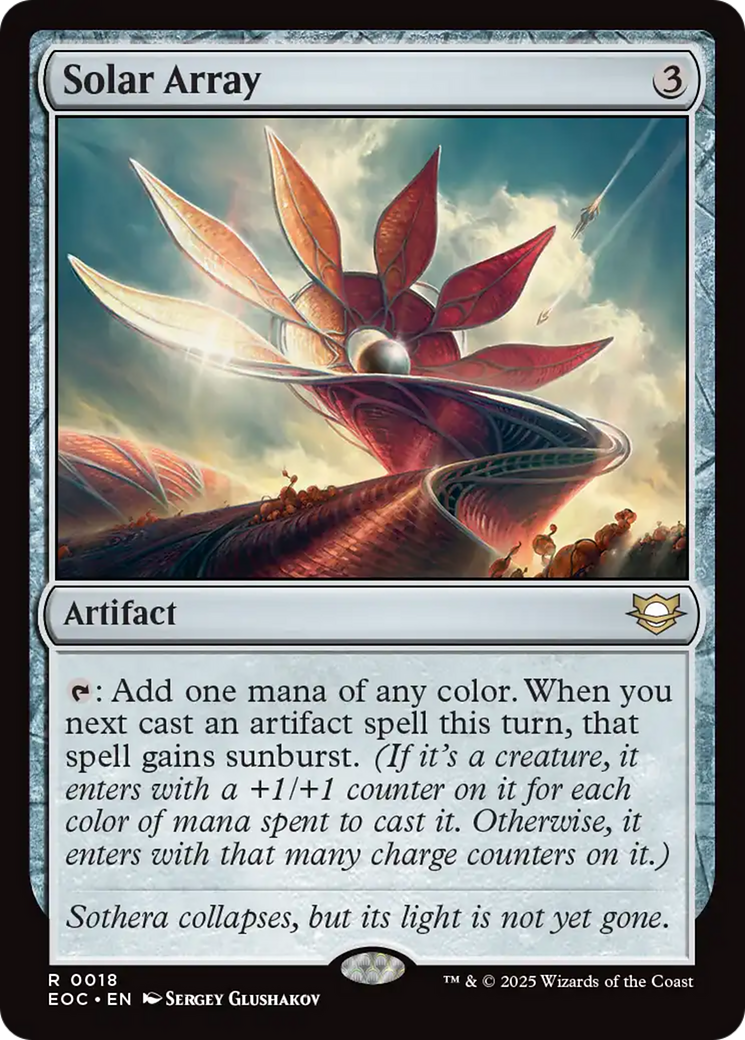 Solar Array [Edge of Eternities Commander] | Tabernacle Games