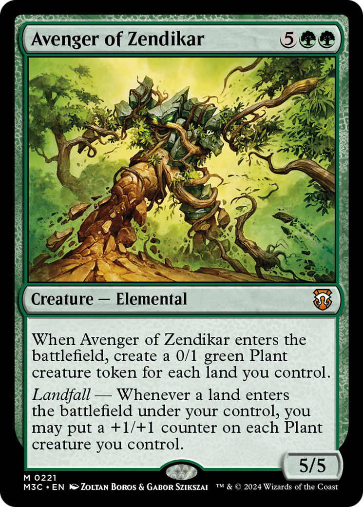 Avenger of Zendikar (Ripple Foil) [Modern Horizons 3 Commander] | Tabernacle Games