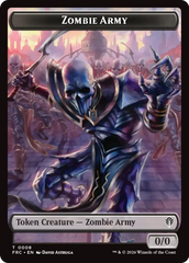 Rogue // Zombie Army Double-Sided Token [Reality Fracture Commander Tokens] | Maze of Fitzroy