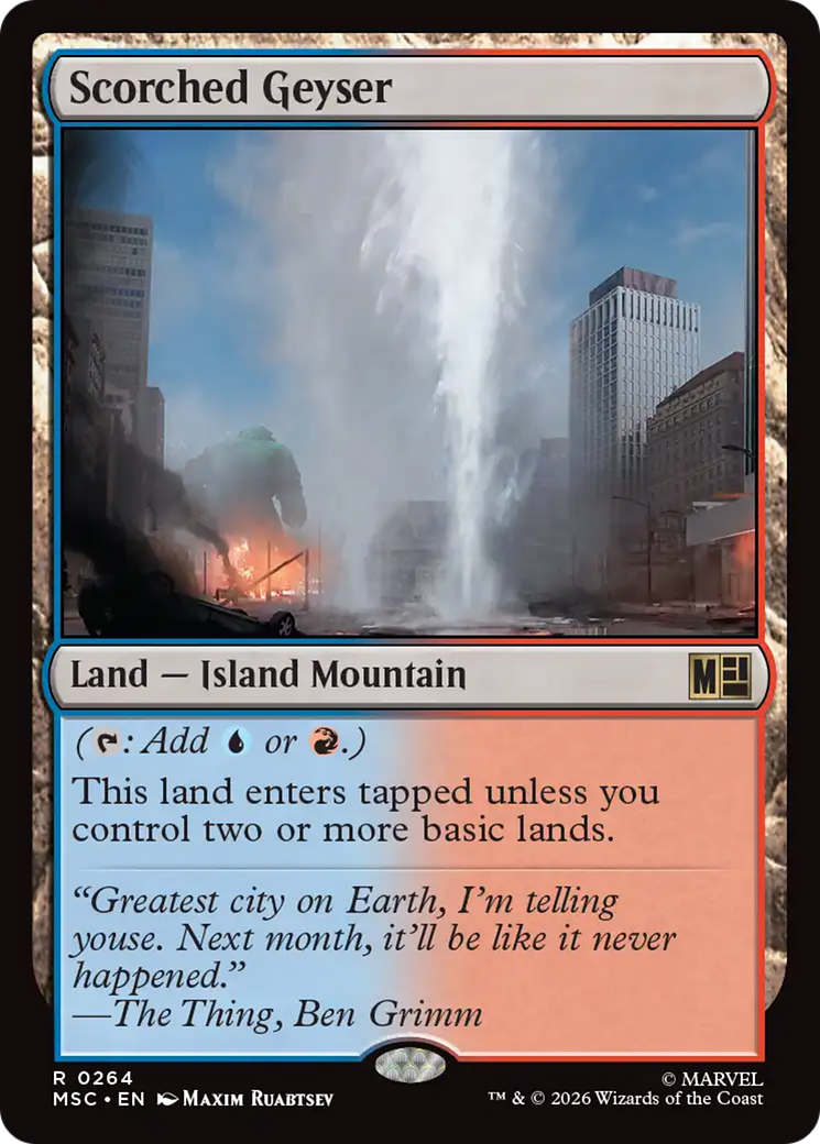 Scorched Geyser [Marvel Super Heroes Commander] | Tabernacle Games