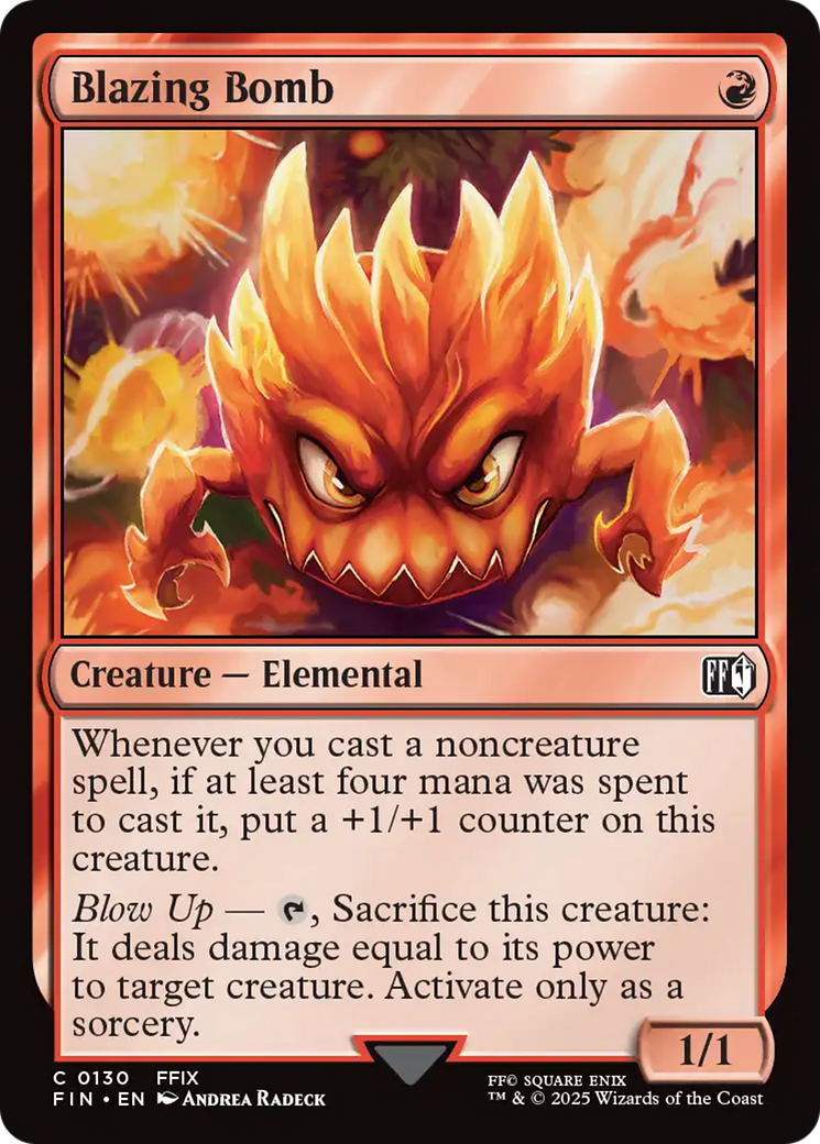 Blazing Bomb [FINAL FANTASY] | Tabernacle Games