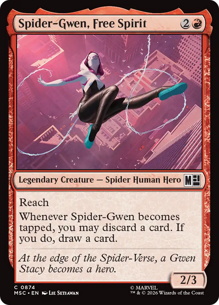 Spider-Gwen, Free Spirit [Marvel Super Heroes Commander] | Tabernacle Games
