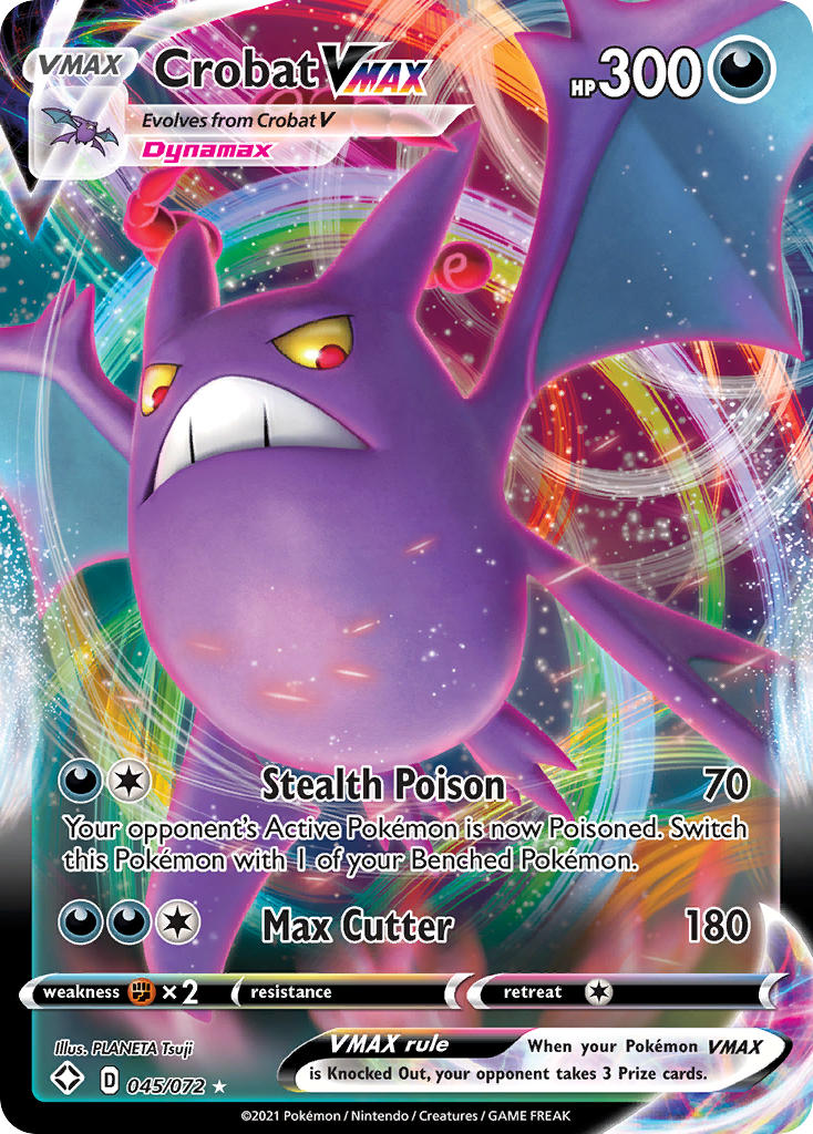 Crobat VMAX (045/072) [Sword & Shield: Shining Fates] | Tabernacle Games