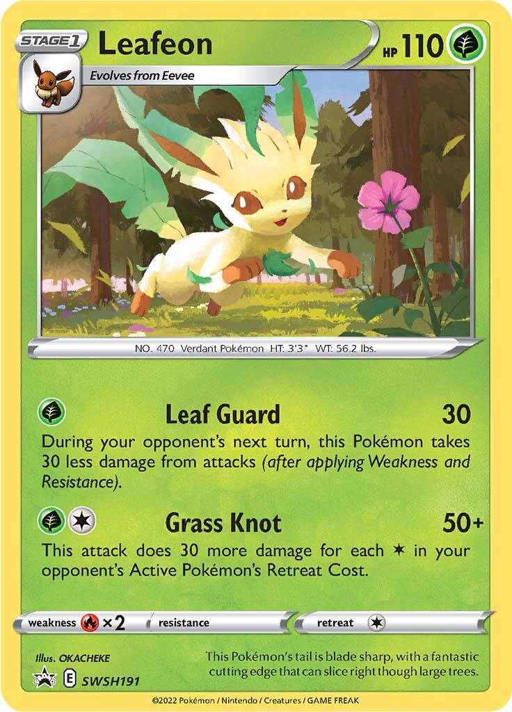 Leafeon (SWSH191) [Sword & Shield: Black Star Promos] | Tabernacle Games