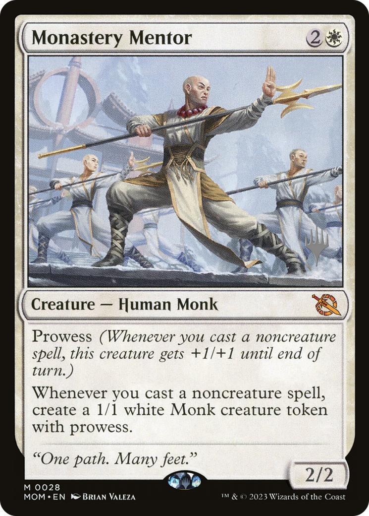 Monastery Mentor (Promo Pack) [March of the Machine Promos] | Tabernacle Games