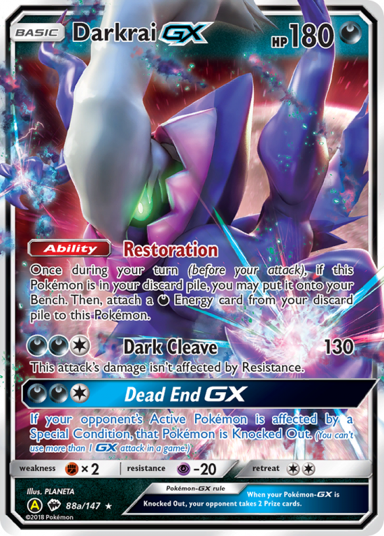 Darkrai GX (88a/147) [Alternate Art Promos] | Tabernacle Games