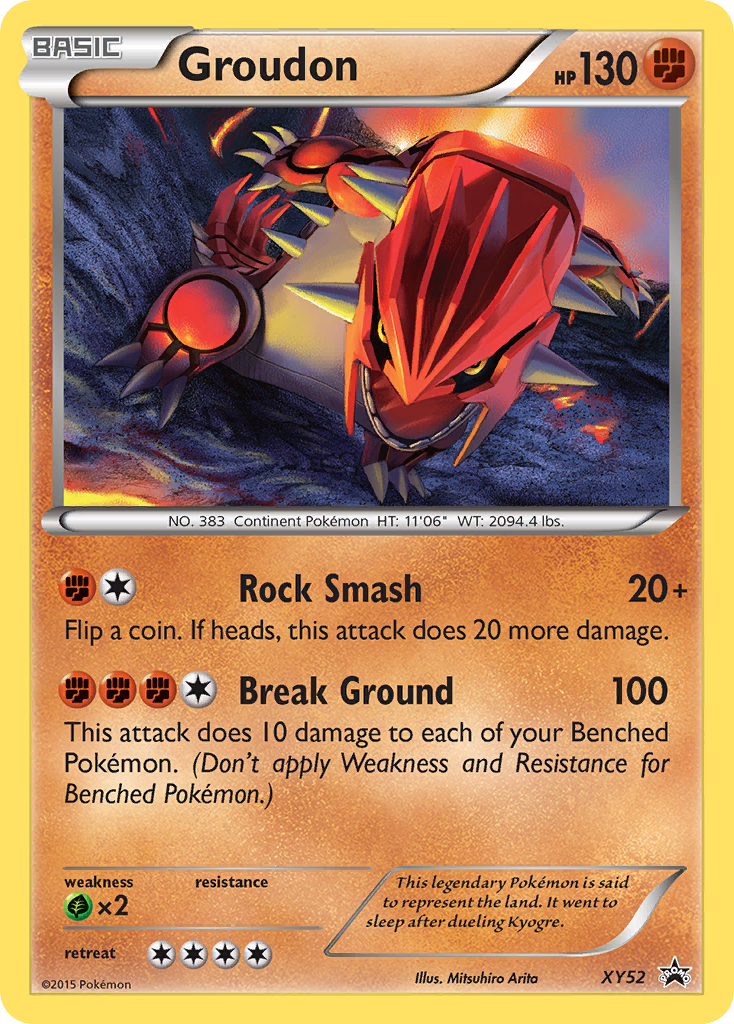 Groudon (XY52) [XY: Black Star Promos] | Tabernacle Games