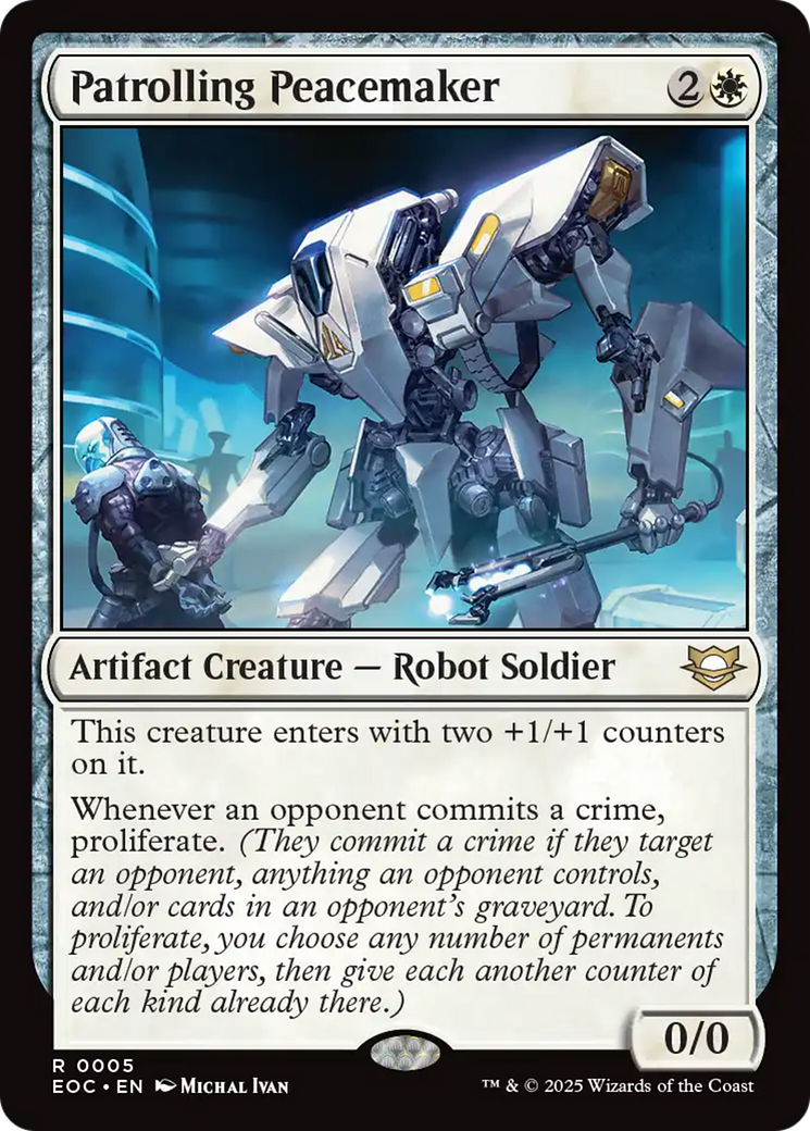 Patrolling Peacemaker [Edge of Eternities Commander] | Tabernacle Games