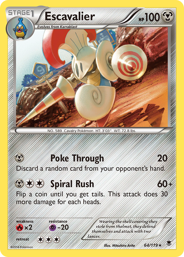 Escavalier (64/119) [XY: Phantom Forces] | Tabernacle Games