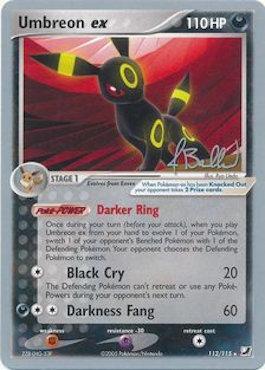 Umbreon ex (112/115) (Eeveelutions - Jimmy Ballard) [World Championships 2006] | Tabernacle Games