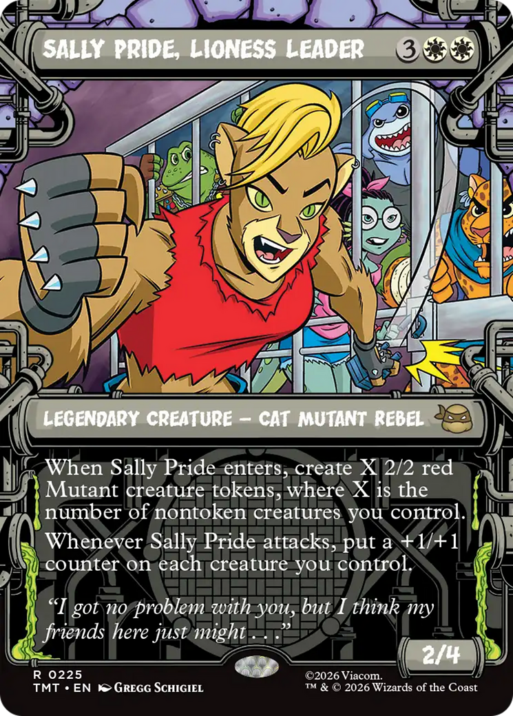 Sally Pride, Lioness Leader (Showcase) [Teenage Mutant Ninja Turtles] | Tabernacle Games