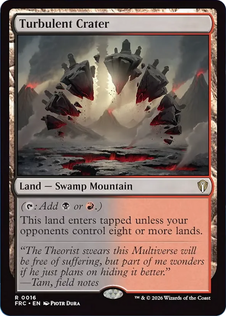 Turbulent Crater [Reality Fracture Commander] | Tabernacle Games