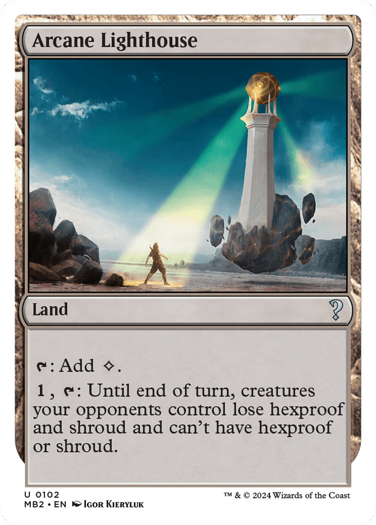 Arcane Lighthouse (White Border) [Mystery Booster 2] | Tabernacle Games