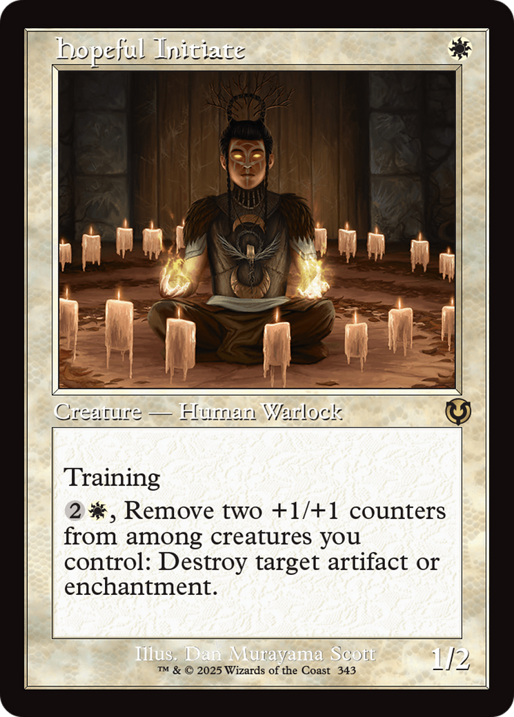 Hopeful Initiate (Retro Frame) [Innistrad Remastered] | Tabernacle Games