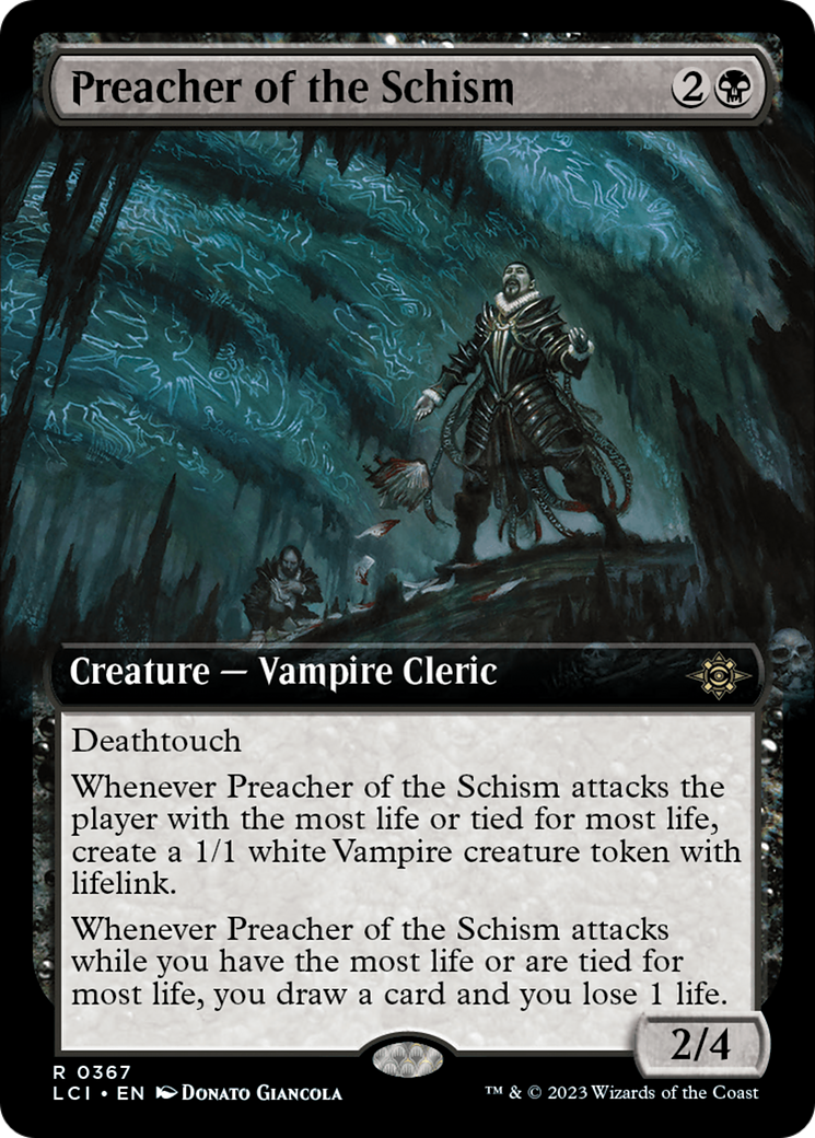 Preacher of the Schism (Extended Art) [The Lost Caverns of Ixalan] | Tabernacle Games