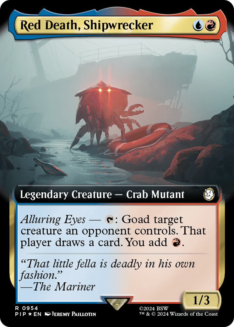 Red Death, Shipwrecker (Extended Art) (Surge Foil) [Fallout] | Tabernacle Games