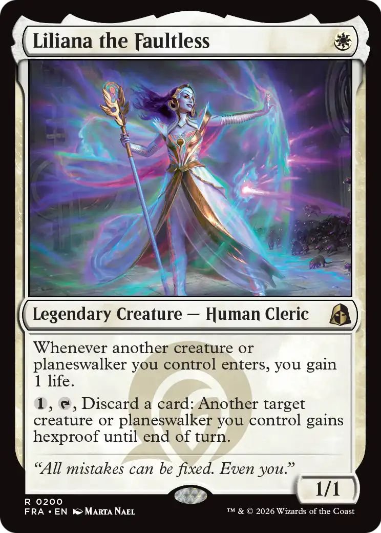 Liliana the Faultless [Reality Fracture] | Tabernacle Games