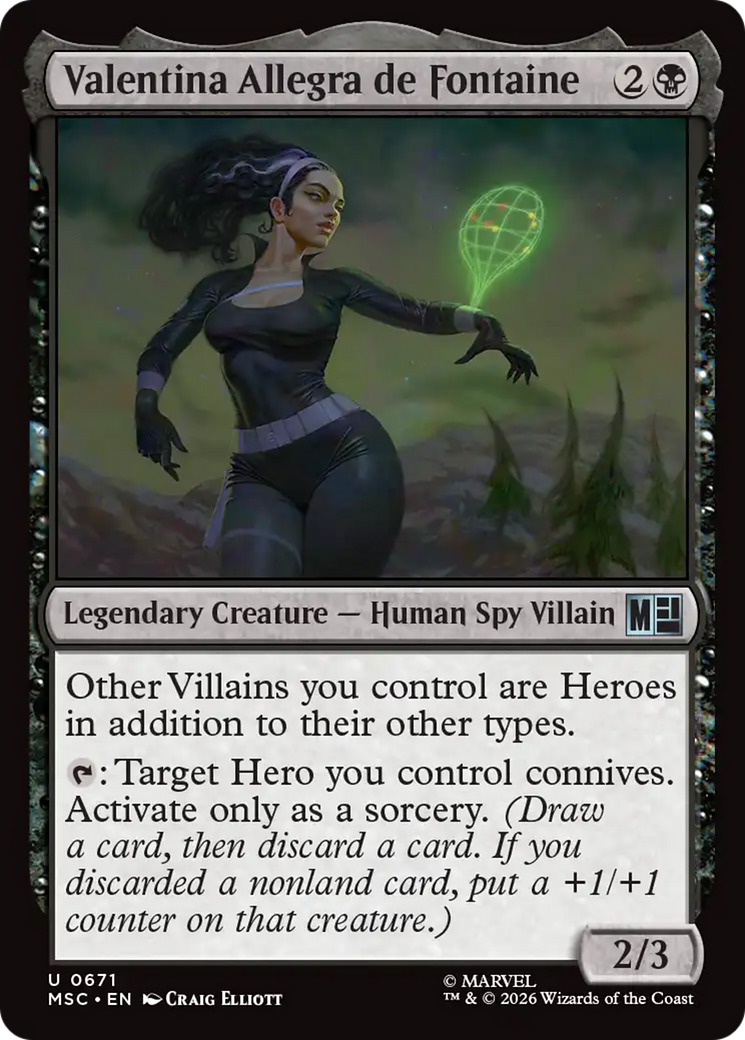 Valentina Allegra de Fontaine [Marvel Super Heroes Commander] | Tabernacle Games