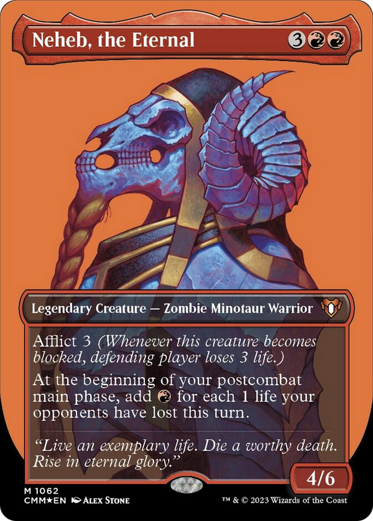 Neheb, the Eternal (Borderless Textured Foil Frame Break) [Commander Masters] | Tabernacle Games