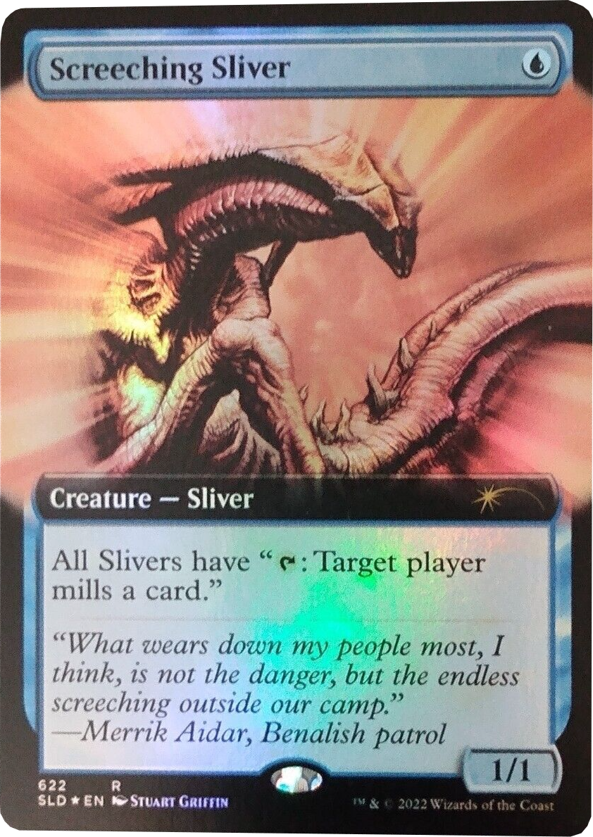 Screeching Sliver (Extended Art) [Secret Lair Drop Promos] | Tabernacle Games