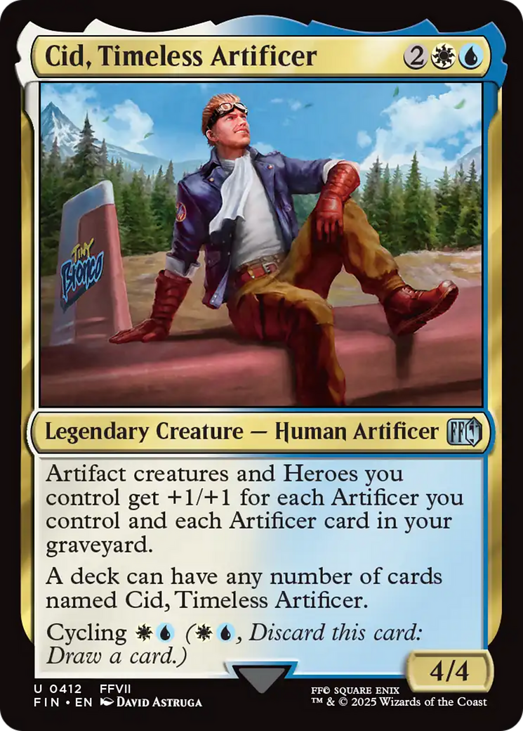 Cid, Timeless Artificer (0412) [FINAL FANTASY] | Tabernacle Games