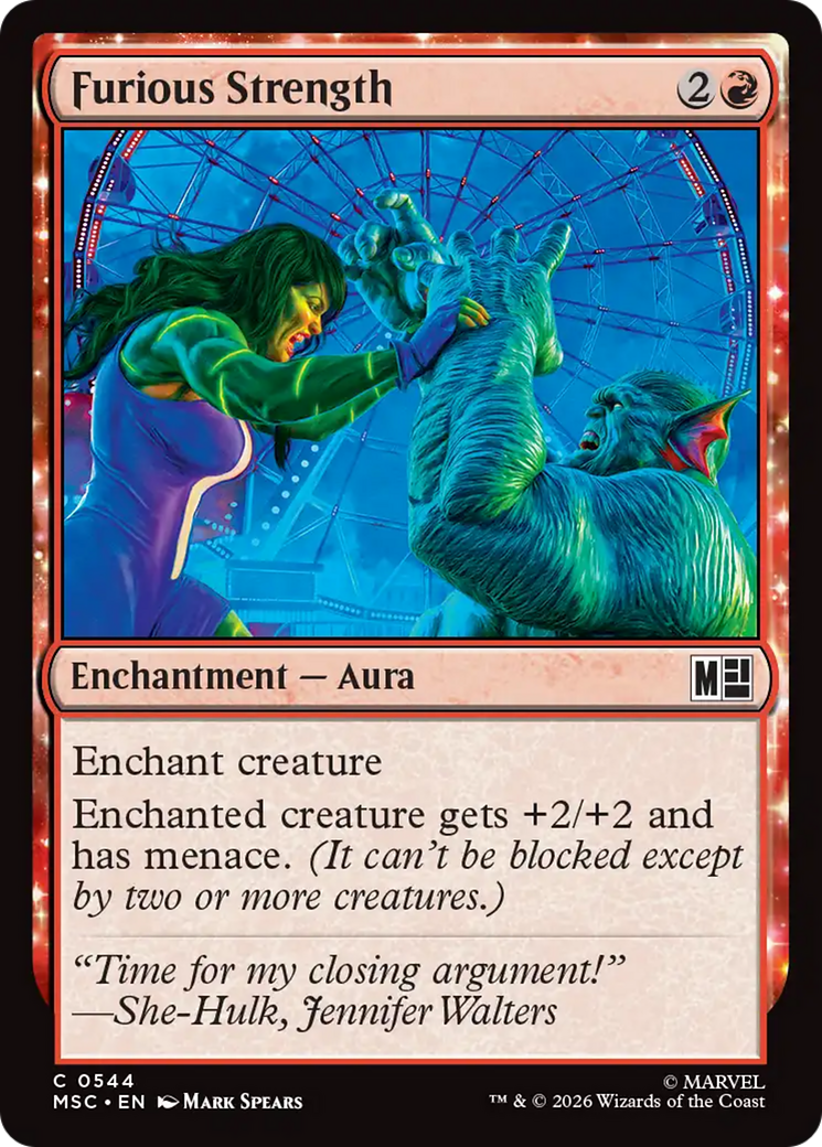 Furious Strength [Marvel Super Heroes Commander] | Tabernacle Games