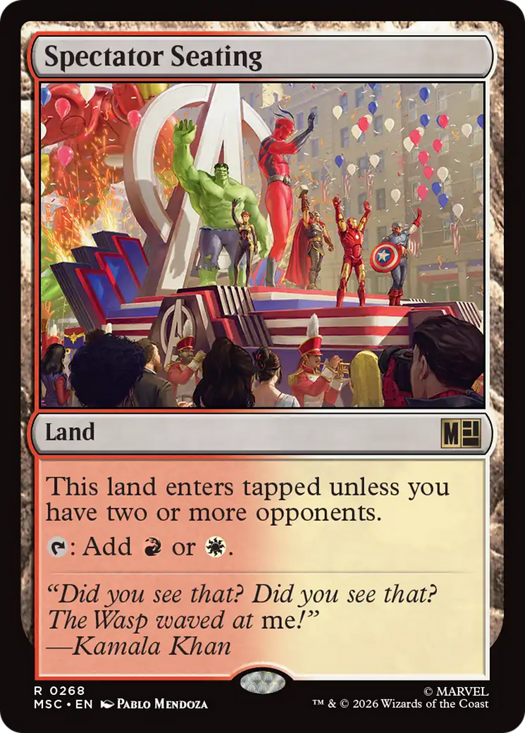 Spectator Seating [Marvel Super Heroes Commander] | Tabernacle Games