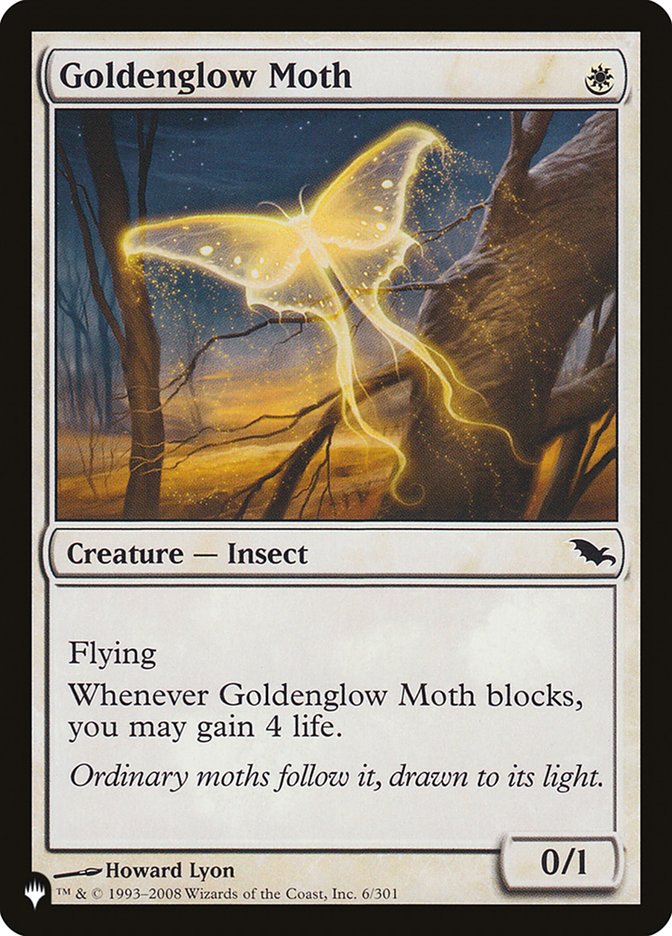 Goldenglow Moth [The List] | Tabernacle Games