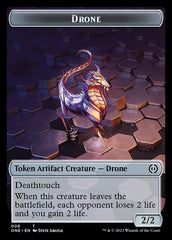 Drone Token [Phyrexia: All Will Be One Tokens] | Tabernacle Games