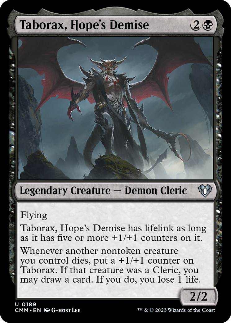 Taborax, Hope's Demise [Commander Masters] | Tabernacle Games