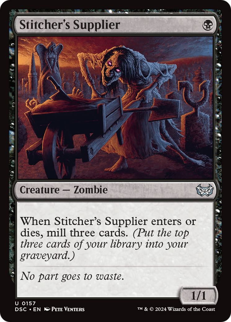 Stitcher's Supplier [Duskmourn: House of Horror Commander] | Tabernacle Games