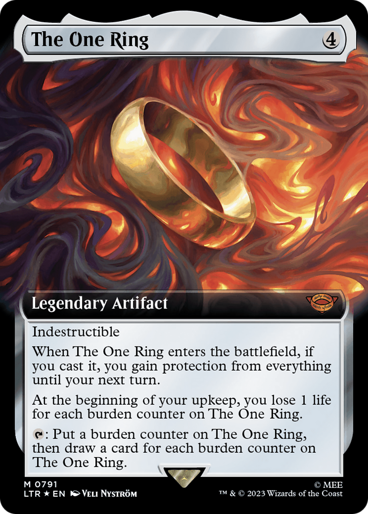 The One Ring (Extended Art) (Surge Foil) [The Lord of the Rings: Tales of Middle-Earth] | Tabernacle Games