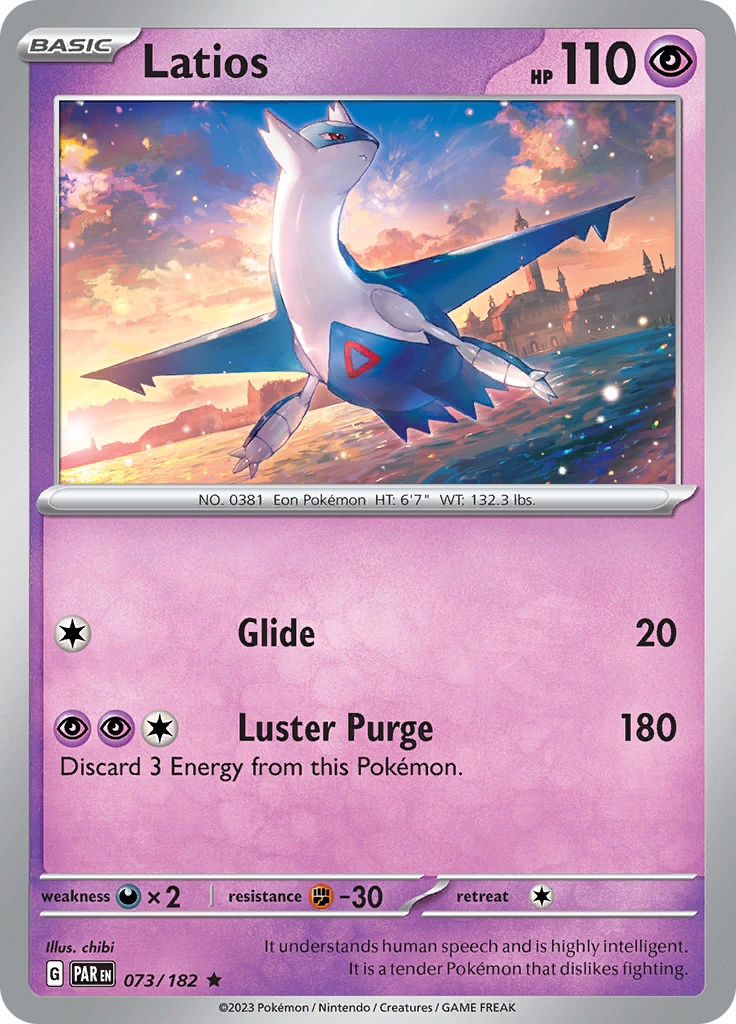 Latios (073/182) [Scarlet & Violet: Paradox Rift] | Tabernacle Games