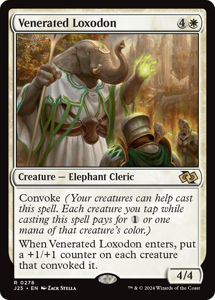 Venerated Loxodon [Foundations Jumpstart] | Tabernacle Games