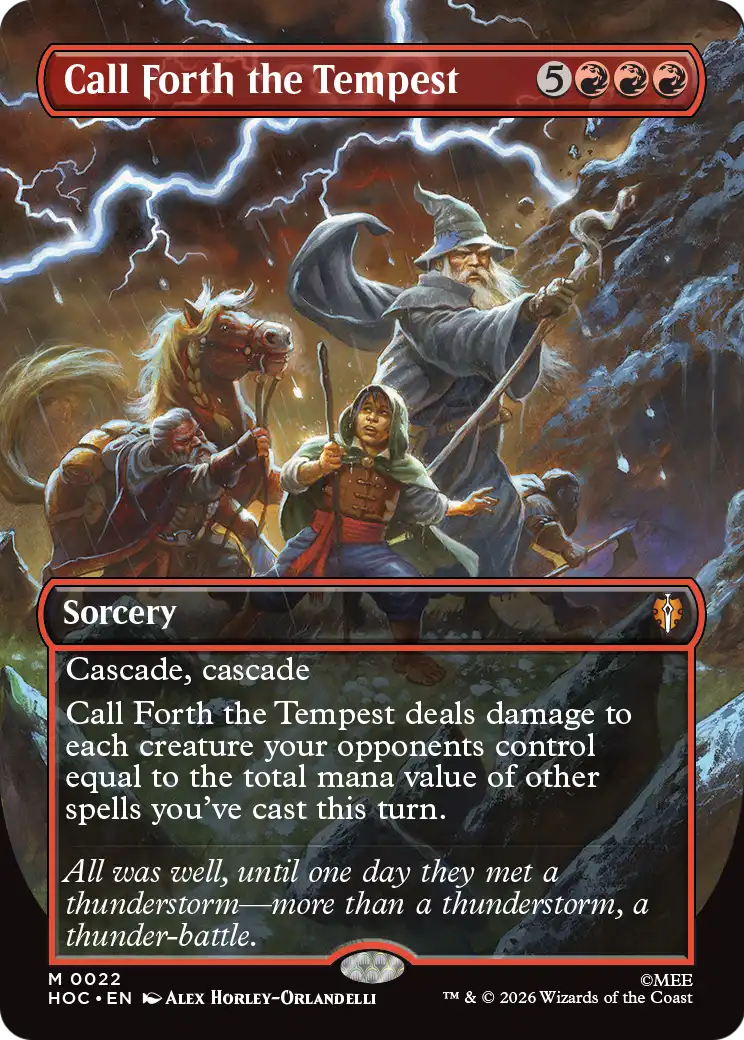 Call Forth the Tempest (Borderless) [The Hobbit: Eternal-Legal] | Tabernacle Games