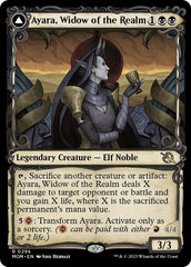 Ayara, Widow of the Realm // Ayara, Furnace Queen (Showcase Planar Booster Fun) [March of the Machine] | Tabernacle Games