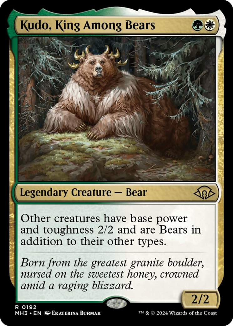 Kudo, King Among Bears [Modern Horizons 3] | Tabernacle Games