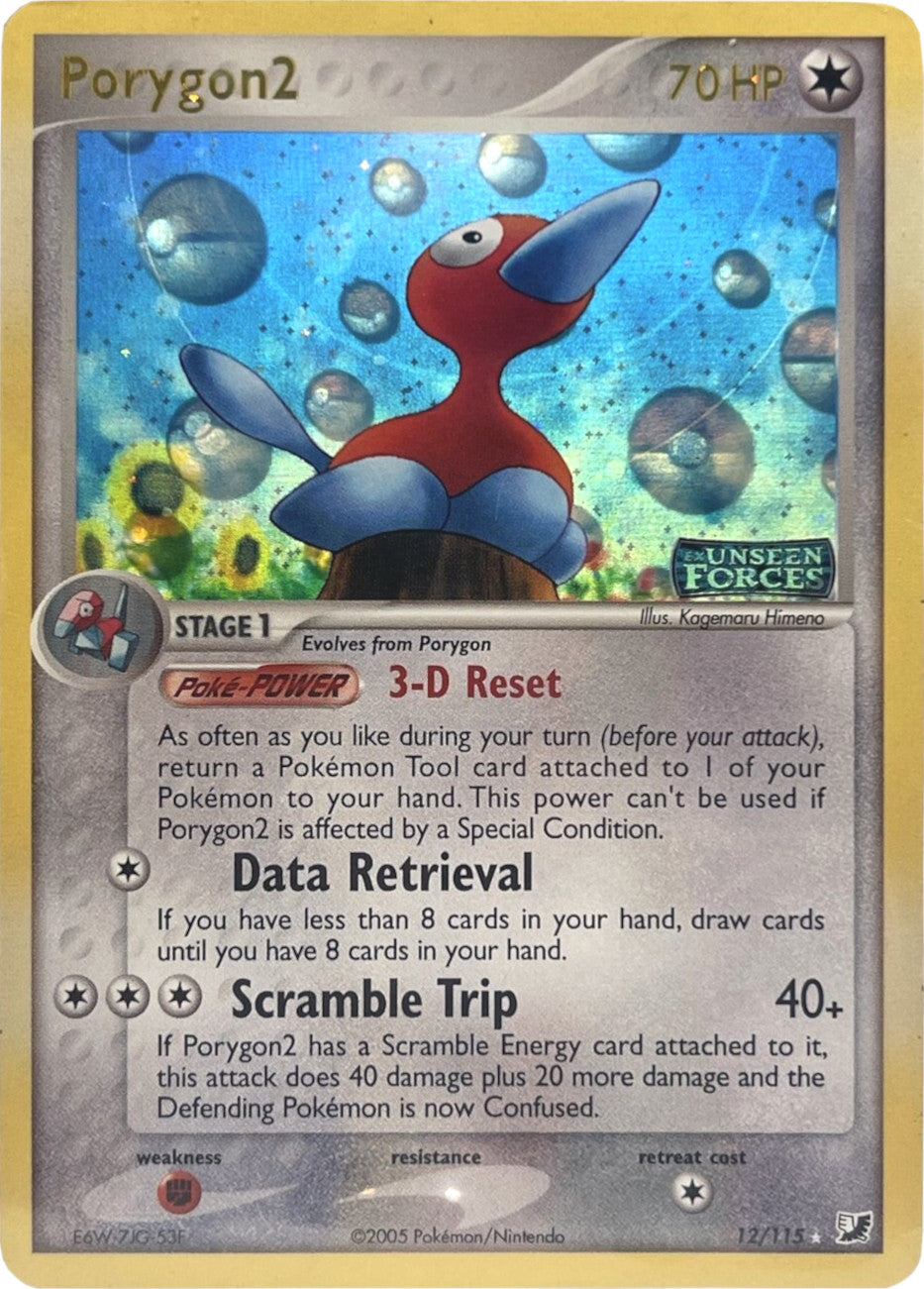 Porygon2 (12/115) (Stamped) [EX: Unseen Forces] | Tabernacle Games