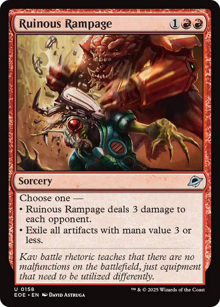 Ruinous Rampage [Edge of Eternities] | Tabernacle Games