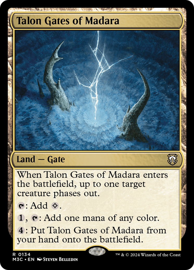 Talon Gates of Madara (Extended Art) (Ripple Foil) [Modern Horizons 3 Commander] | Tabernacle Games