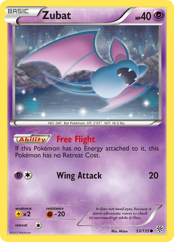 Zubat (53/135) [Black & White: Plasma Storm] | Tabernacle Games