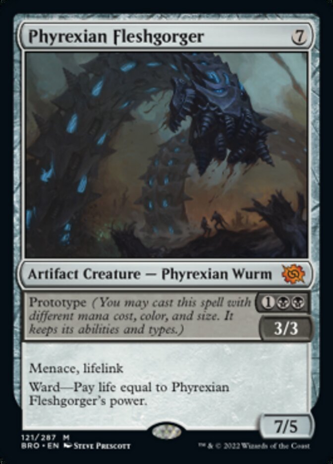 Phyrexian Fleshgorger (Promo Pack) [The Brothers' War Promos] | Tabernacle Games