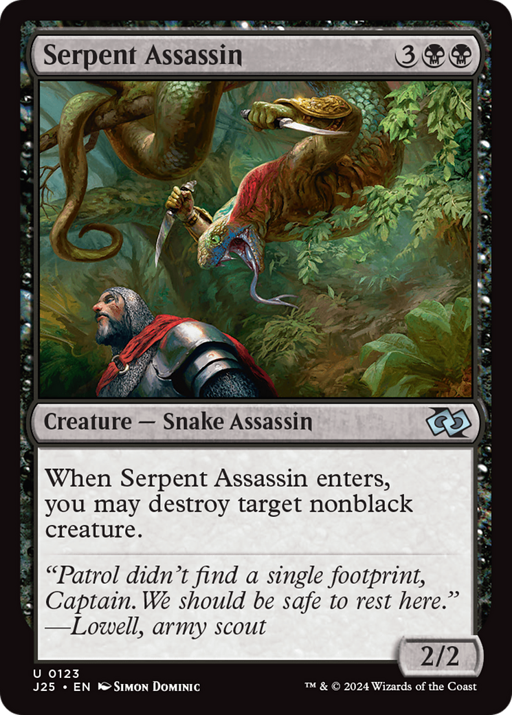 Serpent Assassin [Foundations Jumpstart] | Tabernacle Games