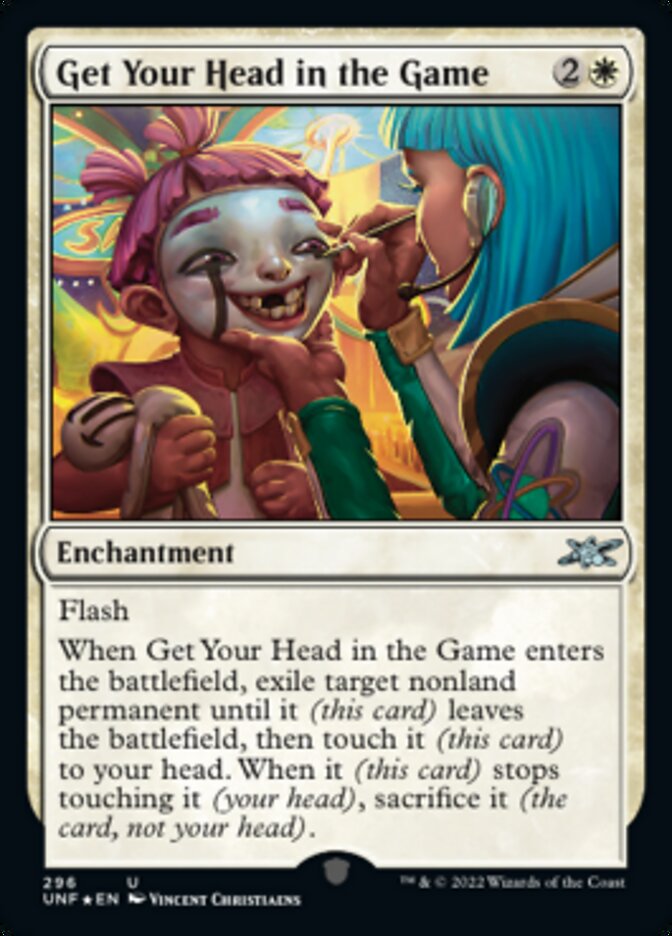 Get Your Head in the Game (Galaxy Foil) [Unfinity] | Tabernacle Games