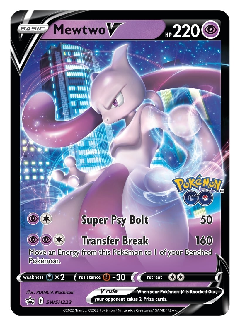 Mewtwo V (SWSH223) [Sword & Shield: Black Star Promos] | Tabernacle Games